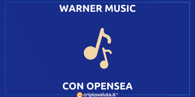 Anche Warner music OpenSea