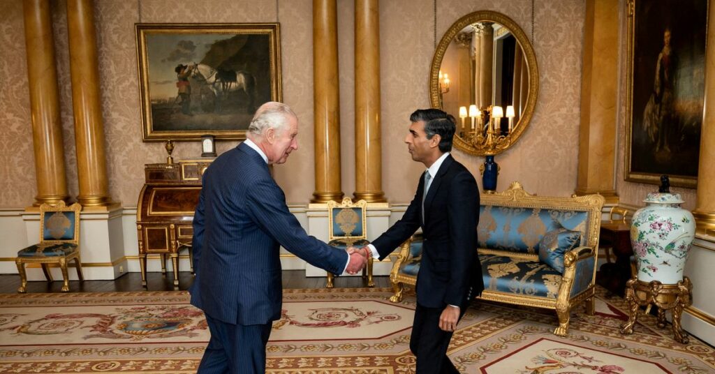 Rishi Sunak meets King Charles at Buckingham Palace