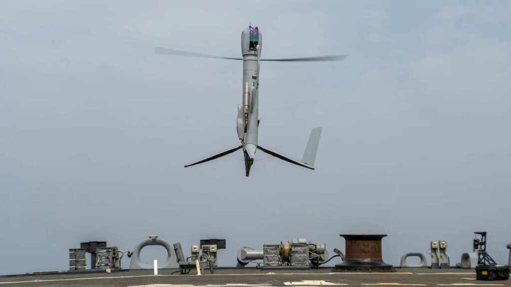 La Armada de EEUU prueba un extraño dron de despegue vertical