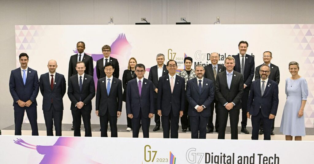 El G7 debería adoptar una regulación de IA 'basada en el riesgo', dicen los ministros