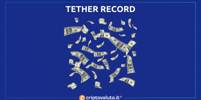 Tether record profitti