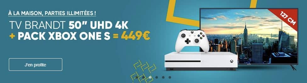 [Bon Plan] ¡Un televisor 4K UHD de 49,5 pulgadas + un pack de Xbox One S por 449 euros!
