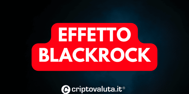 EFFETTO BLACKROCK BITCOIN