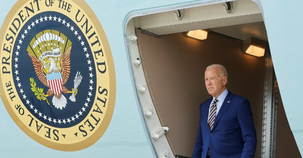 U.S. President Joe Biden returns from South Carolina