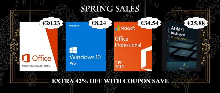 [Promotions de printemps] Consigue Windows 10 Pro por 8,24 euros y Office 2016 Pro por 20,23 euros