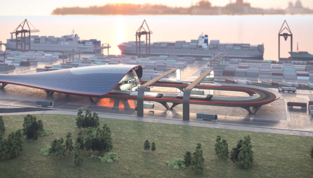 Hyperloop revela su arma secreta para el transporte de mercancías